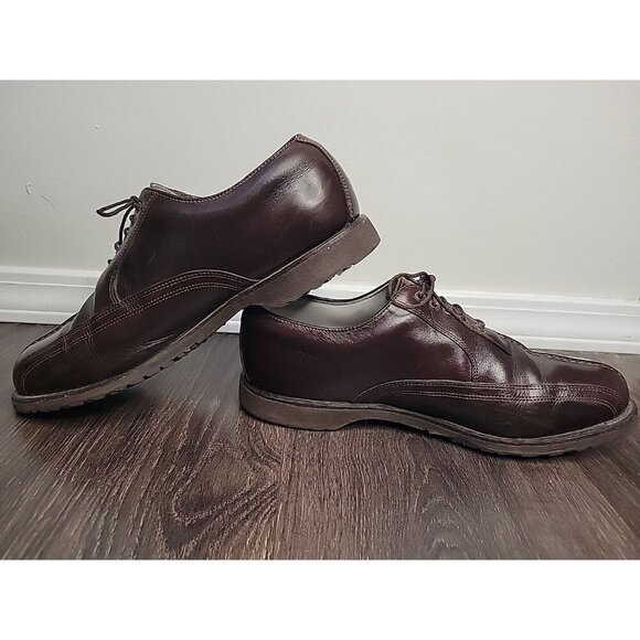FootJoy‎ Mens Sz 9D Classics Dress Casual Leisure Brown Oxblood Shoes 55709 - Picture 7 of 7